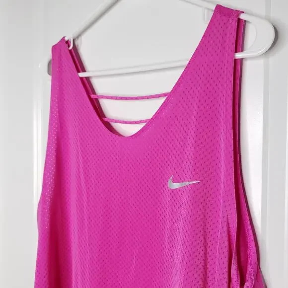 Nike Pink Running Tank Top XXL New with tags CJ2549-601 - Picture 2 of 8